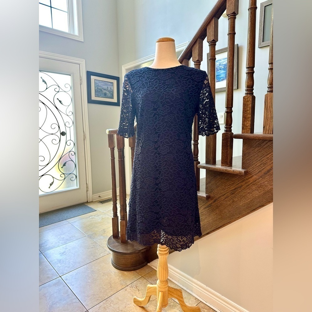Mango Lace Shift Dress